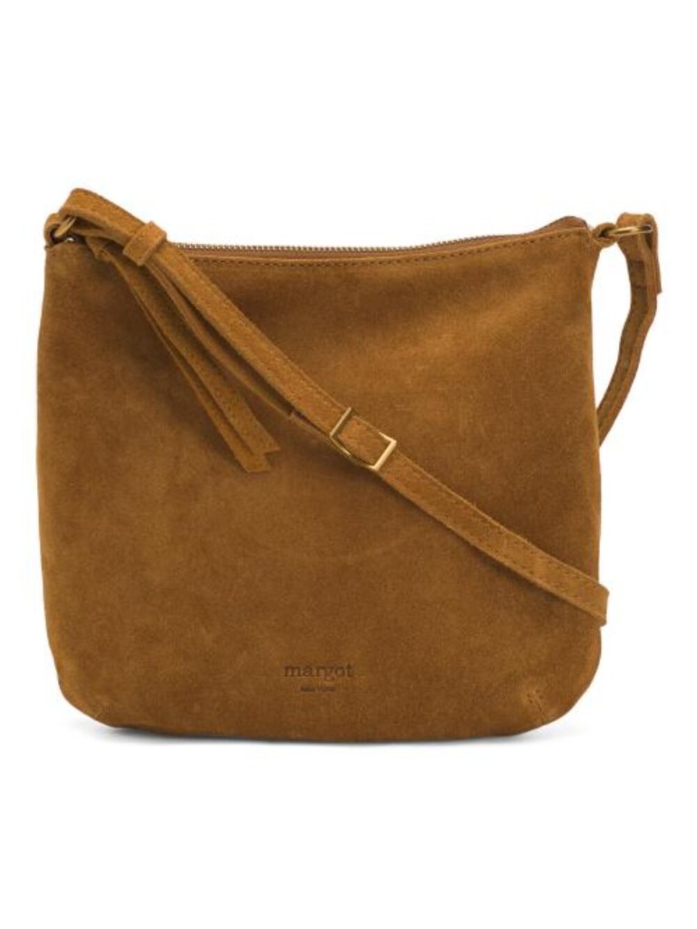 MARGOT Suede Small Remy Hobo Crossbody With Adjustable Strap - Picture 1 of 4
